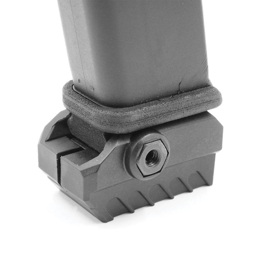 Mantis MagRail - Glock Double Stack 9mm/.40 - Magazine Floor Plate Rail Adapter Training Gear Mantis Tactical Gear Supplier Tactical Distributors Australia