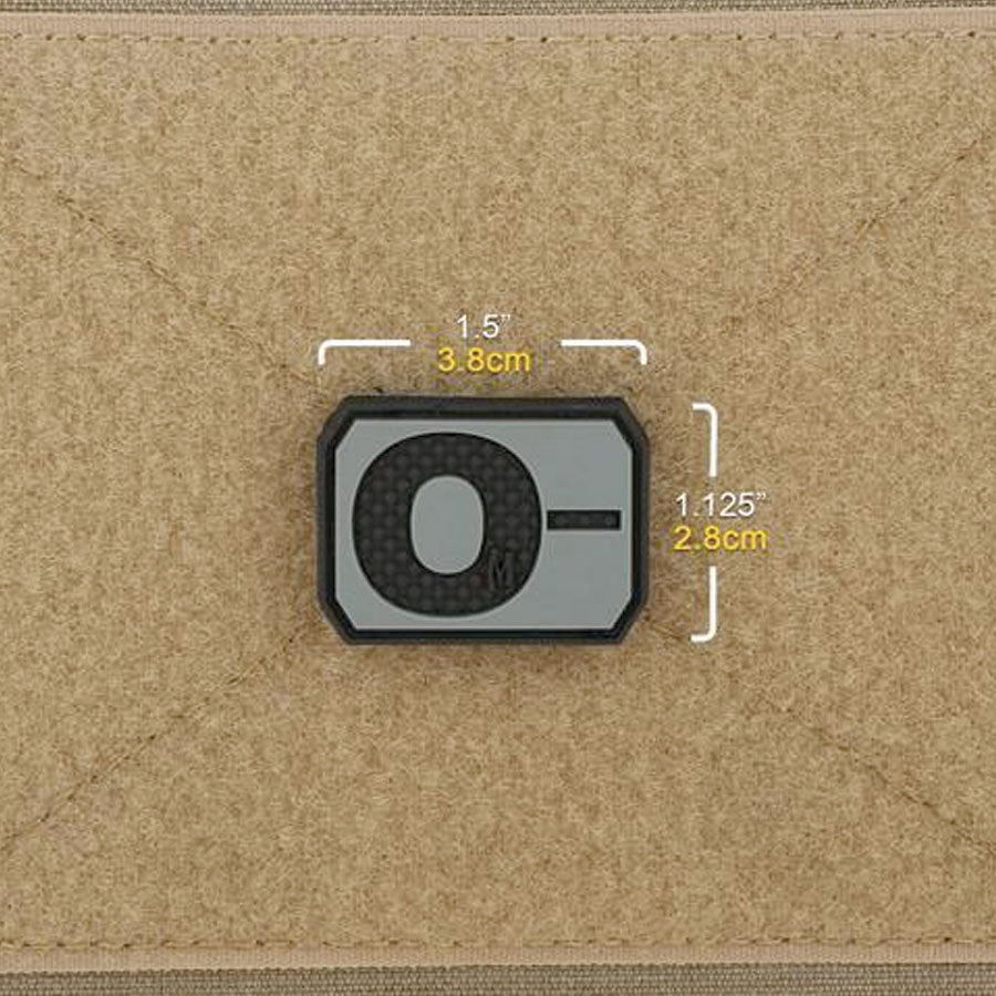 Maxpedition Blood Type Morale Patch Accessories Maxpedition Tactical Gear Supplier Tactical Distributors Australia