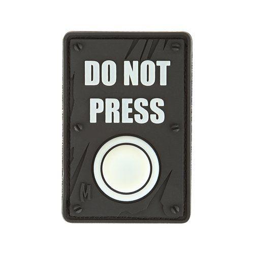 Maxpedition Do Not Press Morale Patch - Glow Morale Patches Maxpedition Tactical Gear Supplier Tactical Distributors Australia