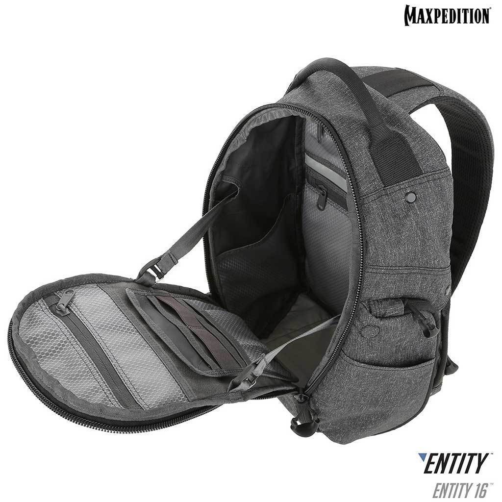 Maxpedition Entity 16 CCW-Enabled EDC Sling Pack 16L Sling Packs Maxpedition Charcoal Tactical Gear Supplier Tactical Distributors Australia