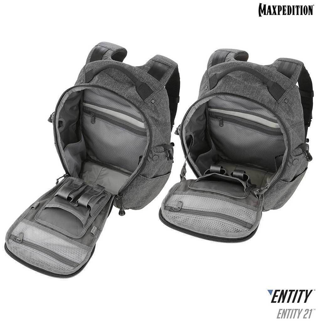 Maxpedition Entity 21 CCW-Enabled EDC Backpack 21L Backpacks Maxpedition Charcoal Tactical Gear Supplier Tactical Distributors Australia