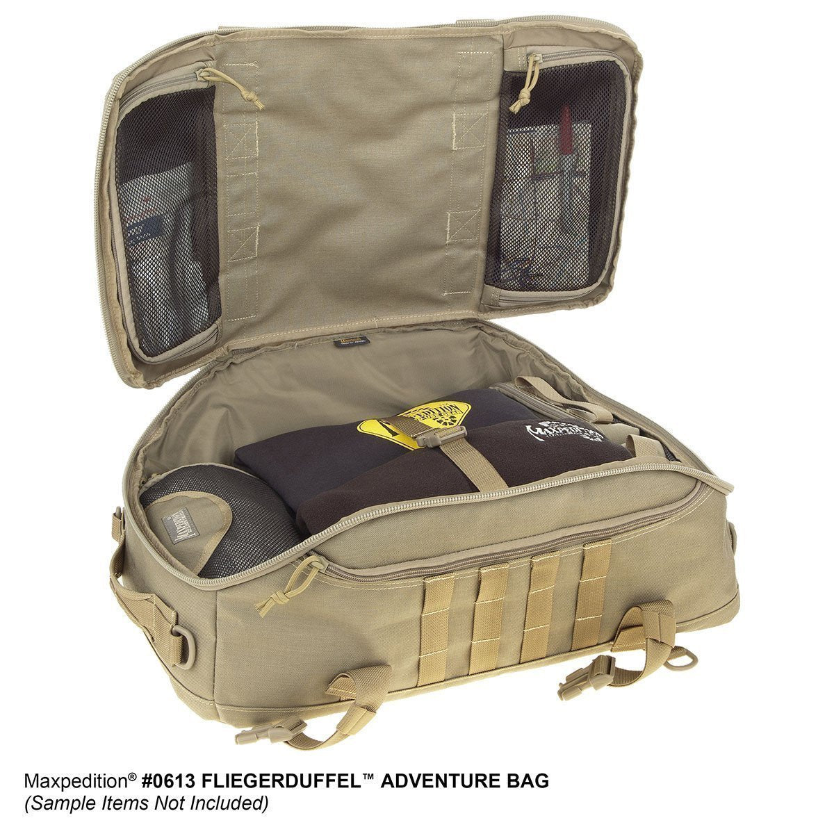 Maxpedition Fliegerduffel Adventure Duffle Bag and Backpack Bags, Packs and Cases Maxpedition Tactical Gear Supplier Tactical Distributors Australia