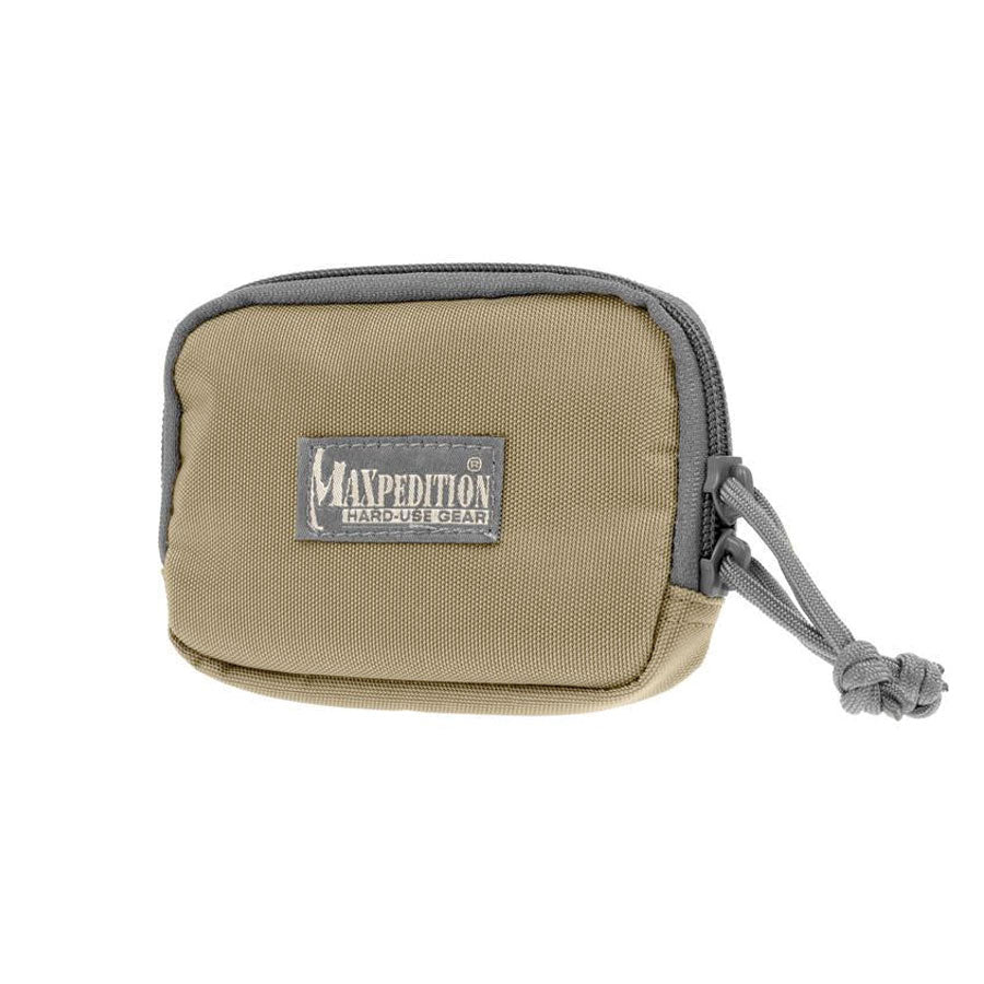 Maxpedition Hook &amp; Loop 3x 5 Inches Zipper Pocket Khaki Foliage Backpacks Maxpedition Tactical Gear Supplier Tactical Distributors Australia