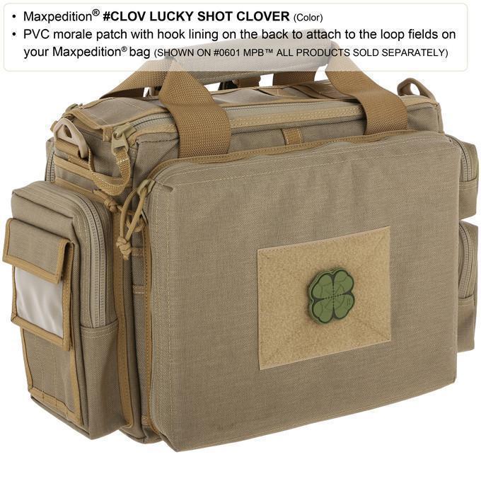 Maxpedition Lucky Shot Clover Morale Patch Morale Patches Maxpedition Tactical Gear Supplier Tactical Distributors Australia