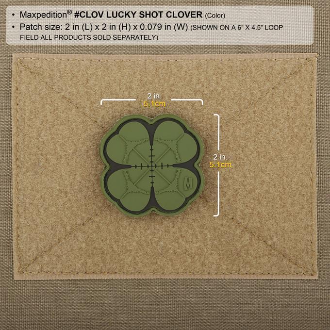 Maxpedition Lucky Shot Clover Morale Patch Morale Patches Maxpedition Tactical Gear Supplier Tactical Distributors Australia