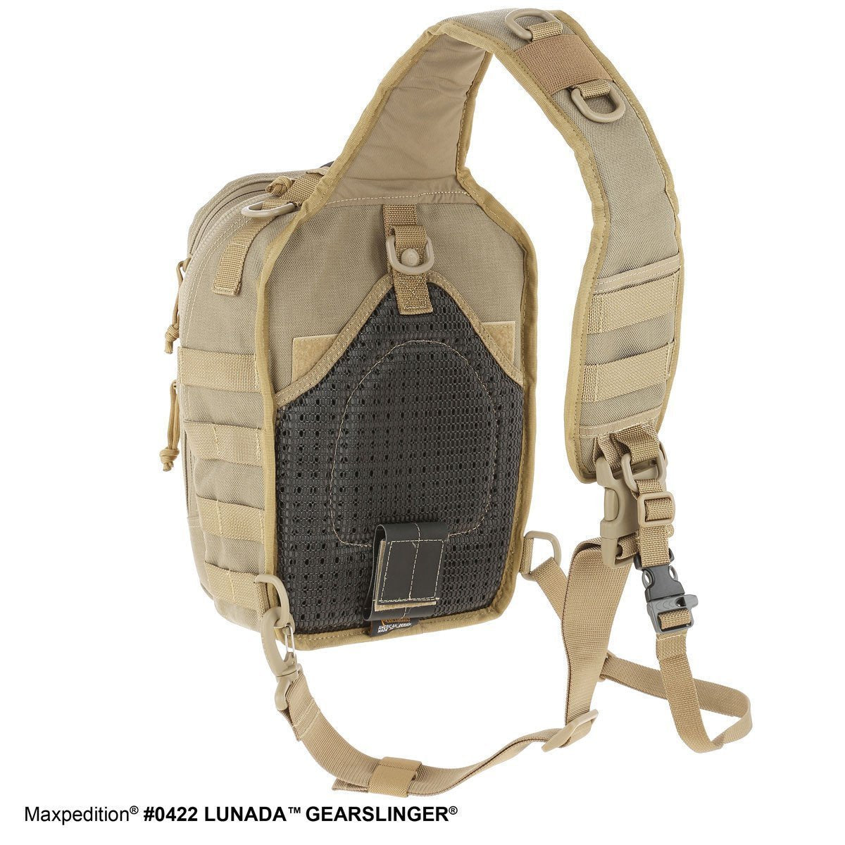 Maxpedition Lunada Gearslinger Black Sling Packs Maxpedition Tactical Gear Supplier Tactical Distributors Australia
