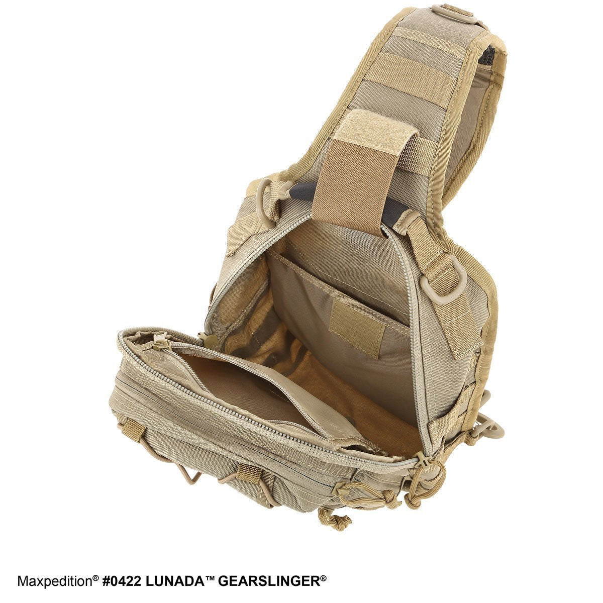 Maxpedition Lunada Gearslinger Black Sling Packs Maxpedition Tactical Gear Supplier Tactical Distributors Australia