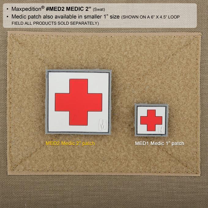 Maxpedition Medic Morale Patch (Large) Morale Patches Maxpedition Tactical Gear Supplier Tactical Distributors Australia