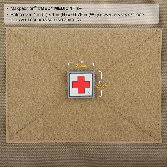 Maxpedition Medic Morale Patch (Small) Morale Patches Maxpedition Tactical Gear Supplier Tactical Distributors Australia