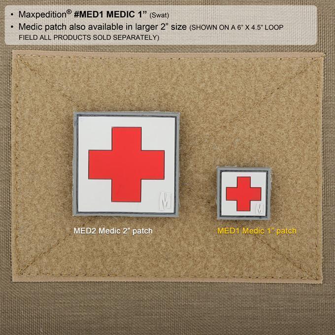 Maxpedition Medic Morale Patch (Small) Morale Patches Maxpedition Tactical Gear Supplier Tactical Distributors Australia