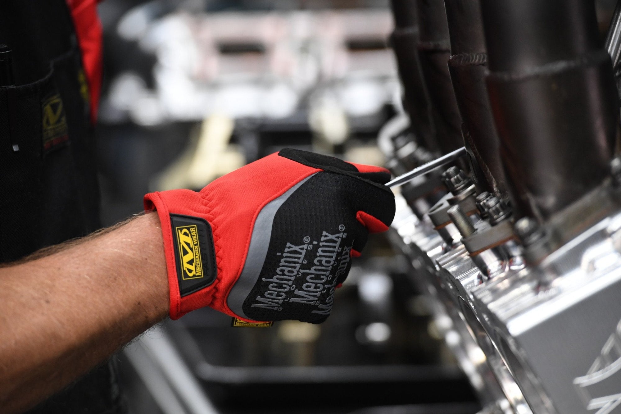 Mechanix Wear FastFit Work Glove Red Gloves Mechanix Wear Tactical Gear Supplier Tactical Distributors Australia