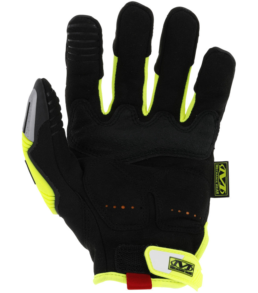 Mechanix Wear M-Pact Hi-Viz E5 Glove Fluorescent Yellow Gloves Mechanix Wear Tactical Gear Supplier Tactical Distributors Australia