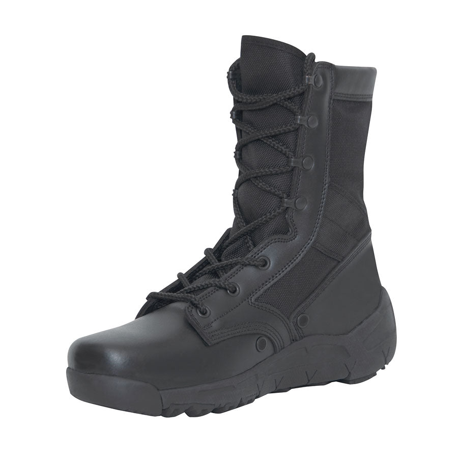 Milspec 8 Inch V-Max Lightweight Tactical Boot Black Boots MilSpec Black 5 Regular Tactical Gear Supplier Tactical Distributors Australia