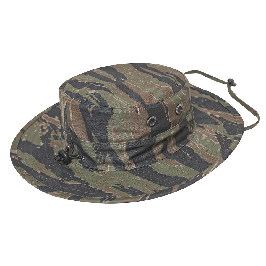 MilSpec Adjustable Boonie Hat Accessories MilSpec Tiger Stripe Camo Tactical Gear Supplier Tactical Distributors Australia