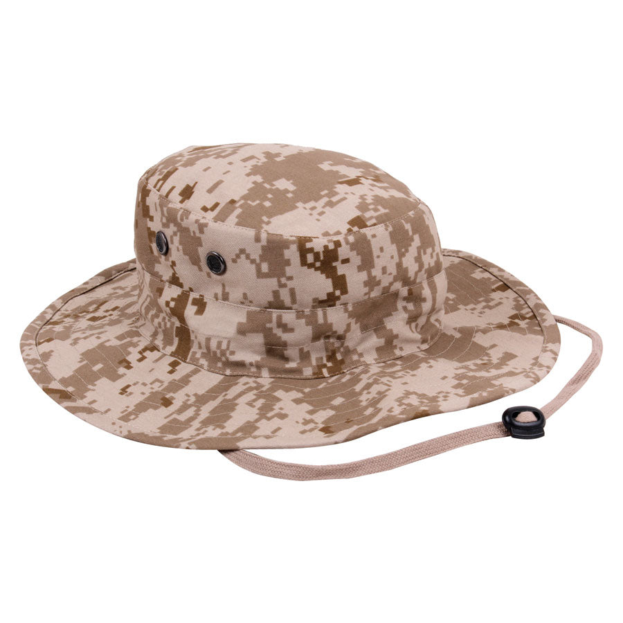 MilSpec Adjustable Boonie Hat Accessories MilSpec Desert Digital Camo Tactical Gear Supplier Tactical Distributors Australia