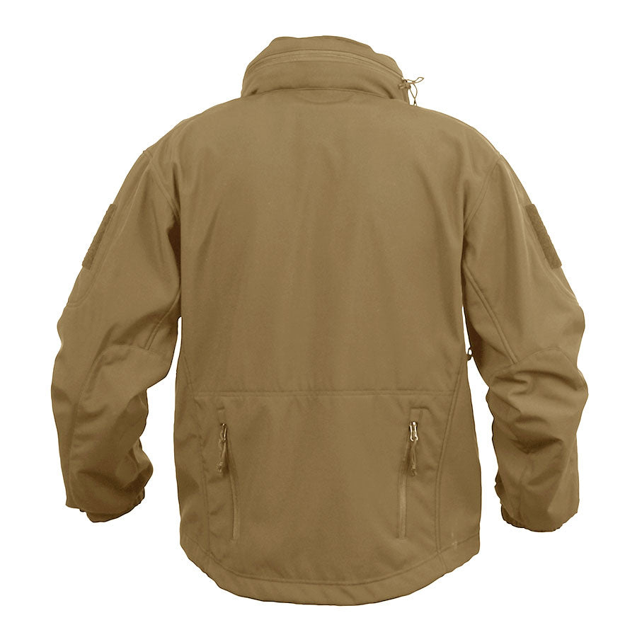 MilSpec Concealed Carry Soft Shell Jacket Coyote Brown Outerwear MilSpec Tactical Gear Supplier Tactical Distributors Australia