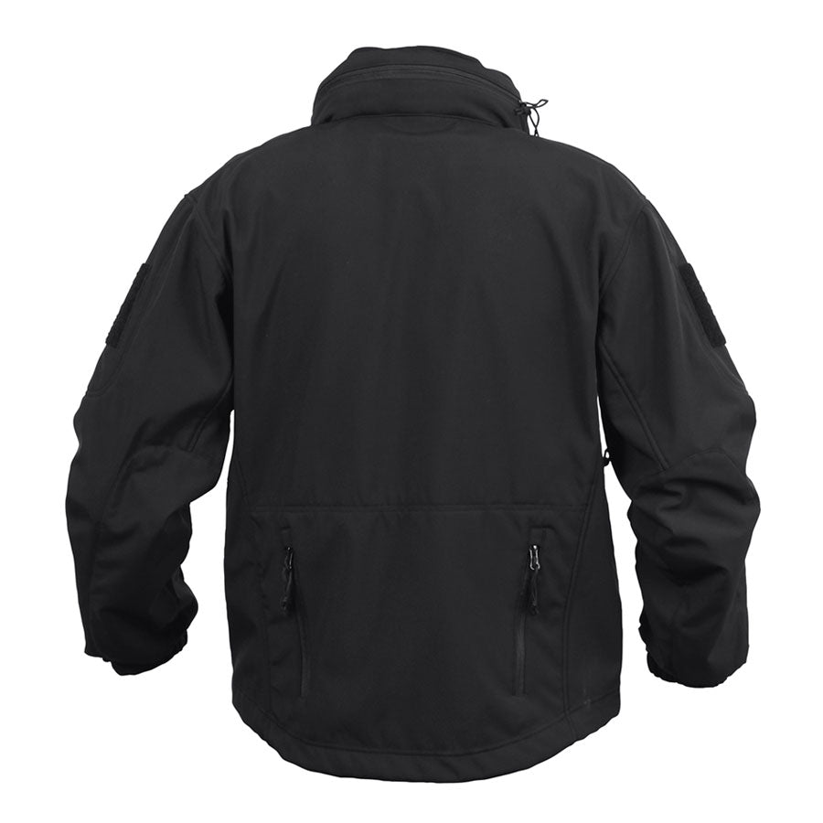 MilSpec Concealed Carry Soft Shell Jacket Midnight Black Outerwear MilSpec Small Tactical Gear Supplier Tactical Distributors Australia