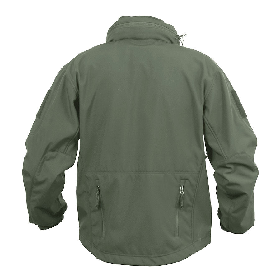 MilSpec Concealed Carry Soft Shell Jacket Olive Drab Outerwear MilSpec Small Tactical Gear Supplier Tactical Distributors Australia