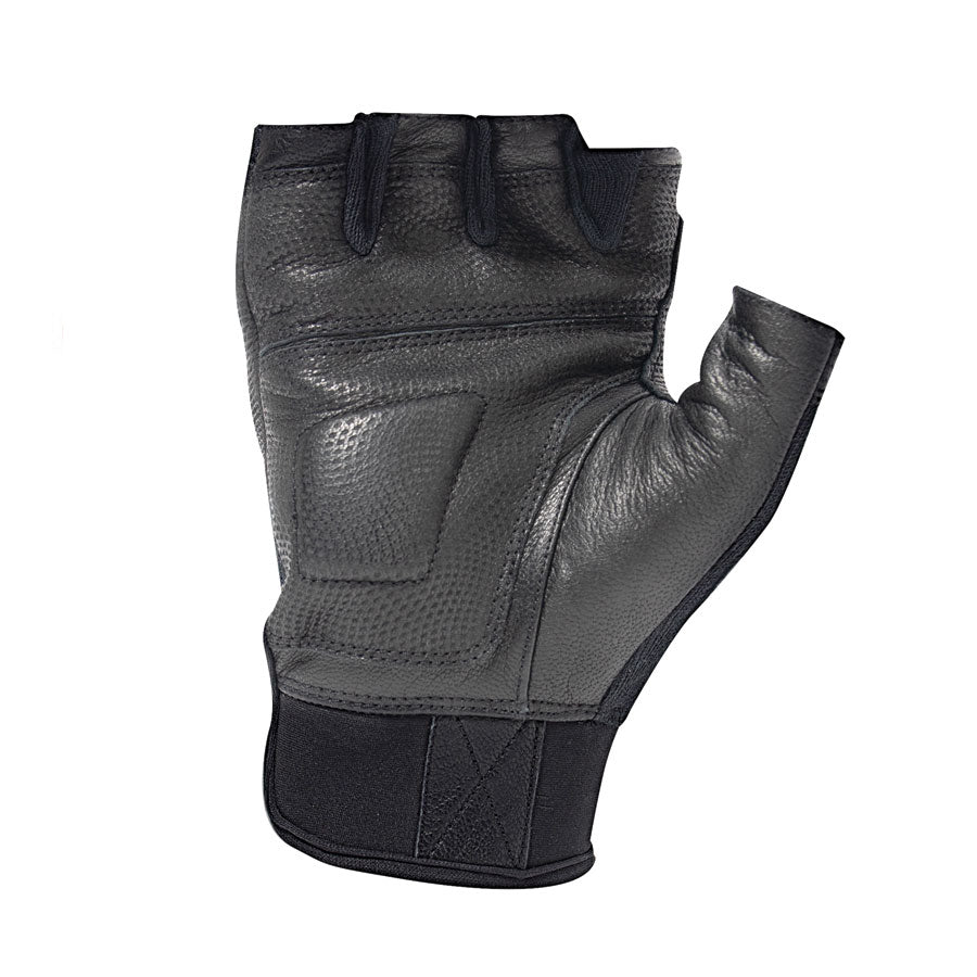 Milspec Fingerless Cut Resistant Carbon Hard Knuckle Gloves - Black Gloves MilSpec Tactical Gear Supplier Tactical Distributors Australia