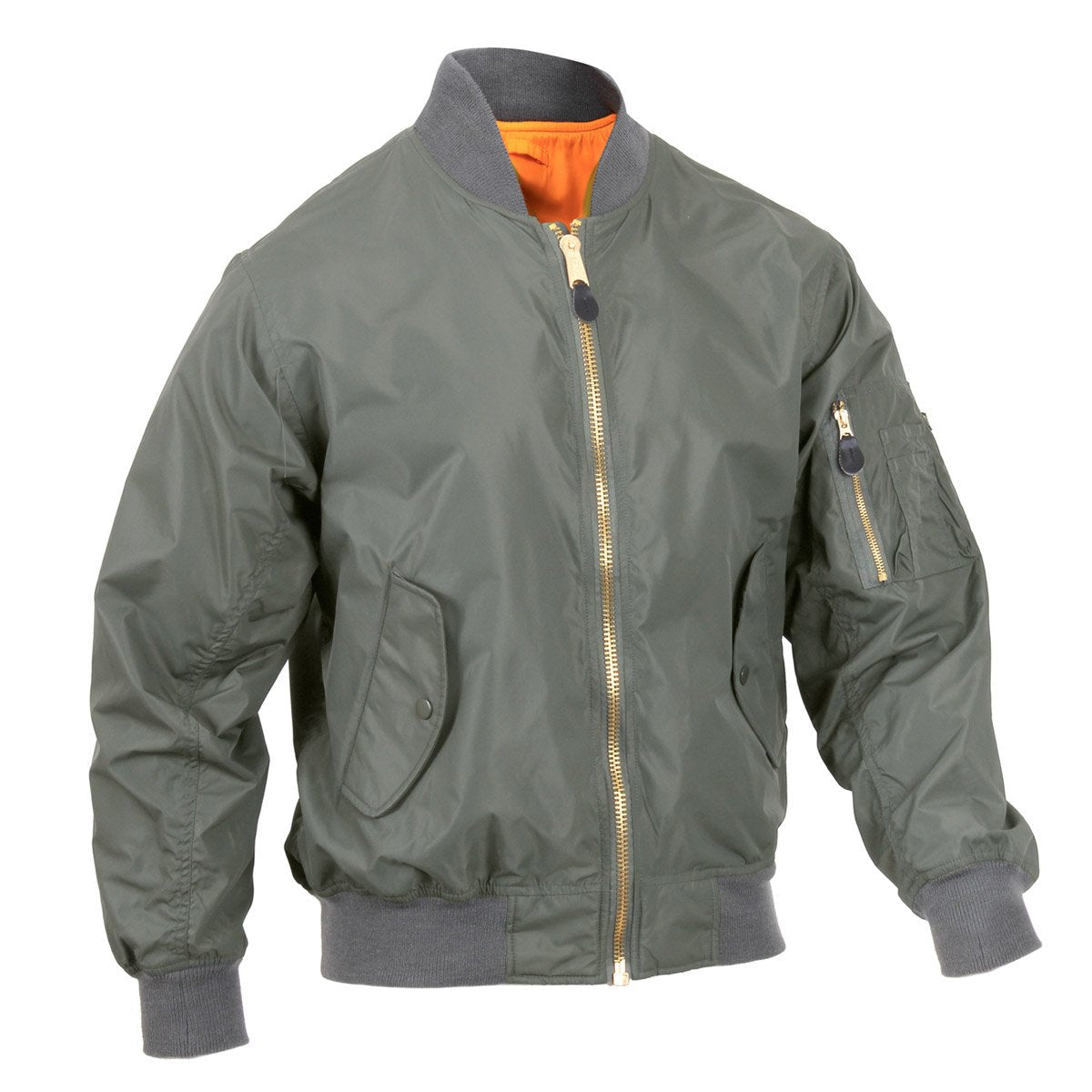 MilSpec Lightweight MA-1 Flight Jacket Outerwear MilSpec Sage Green 2X-Small Tactical Gear Supplier Tactical Distributors Australia