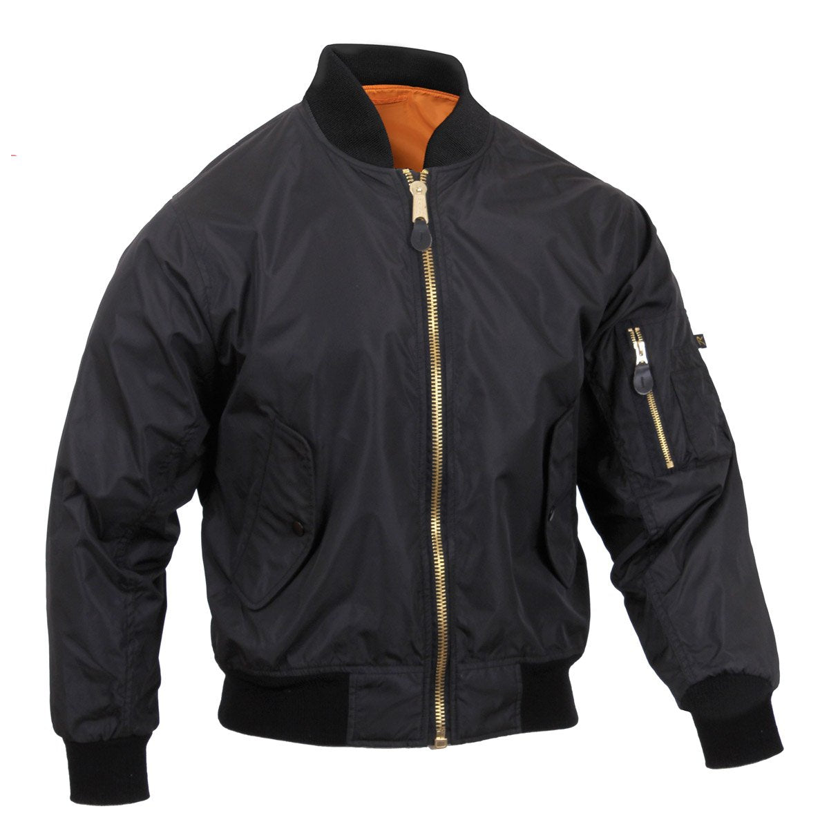 MilSpec Lightweight MA-1 Flight Jacket Outerwear MilSpec Black 2X-Small Tactical Gear Supplier Tactical Distributors Australia