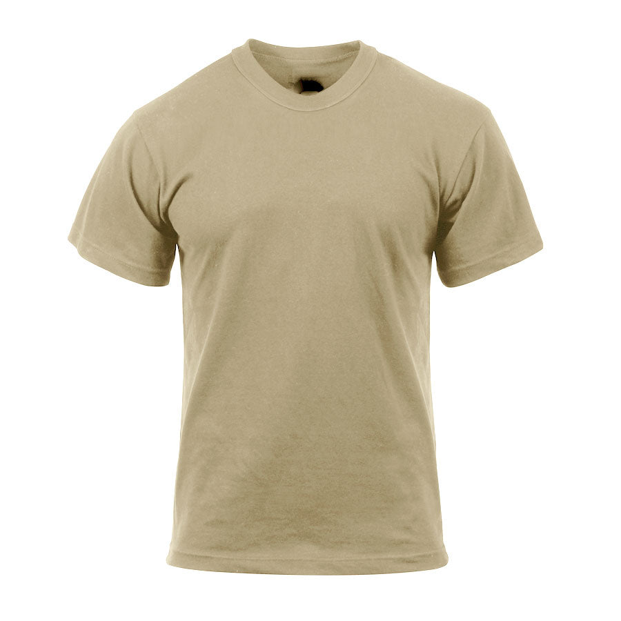 MilSpec Moisture Wicking Short Sleeve T-Shirt Shirts MilSpec Desert Sand Small Tactical Gear Supplier Tactical Distributors Australia