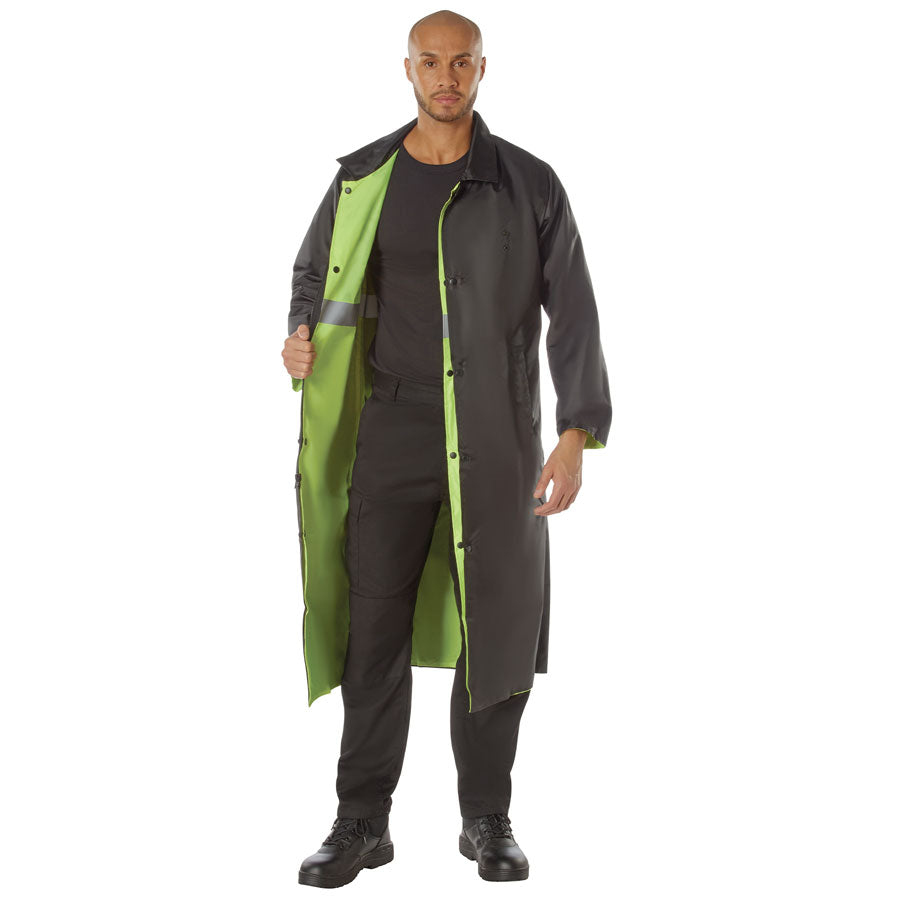 MilSpec Reversible Reflective Rain Parka Safety Green Jackets MilSpec Tactical Gear Supplier Tactical Distributors Australia