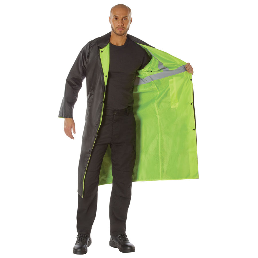 MilSpec Reversible Reflective Rain Parka Safety Green Jackets MilSpec Tactical Gear Supplier Tactical Distributors Australia