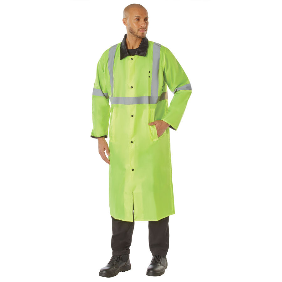 MilSpec Reversible Reflective Rain Parka Safety Green Jackets MilSpec Tactical Gear Supplier Tactical Distributors Australia