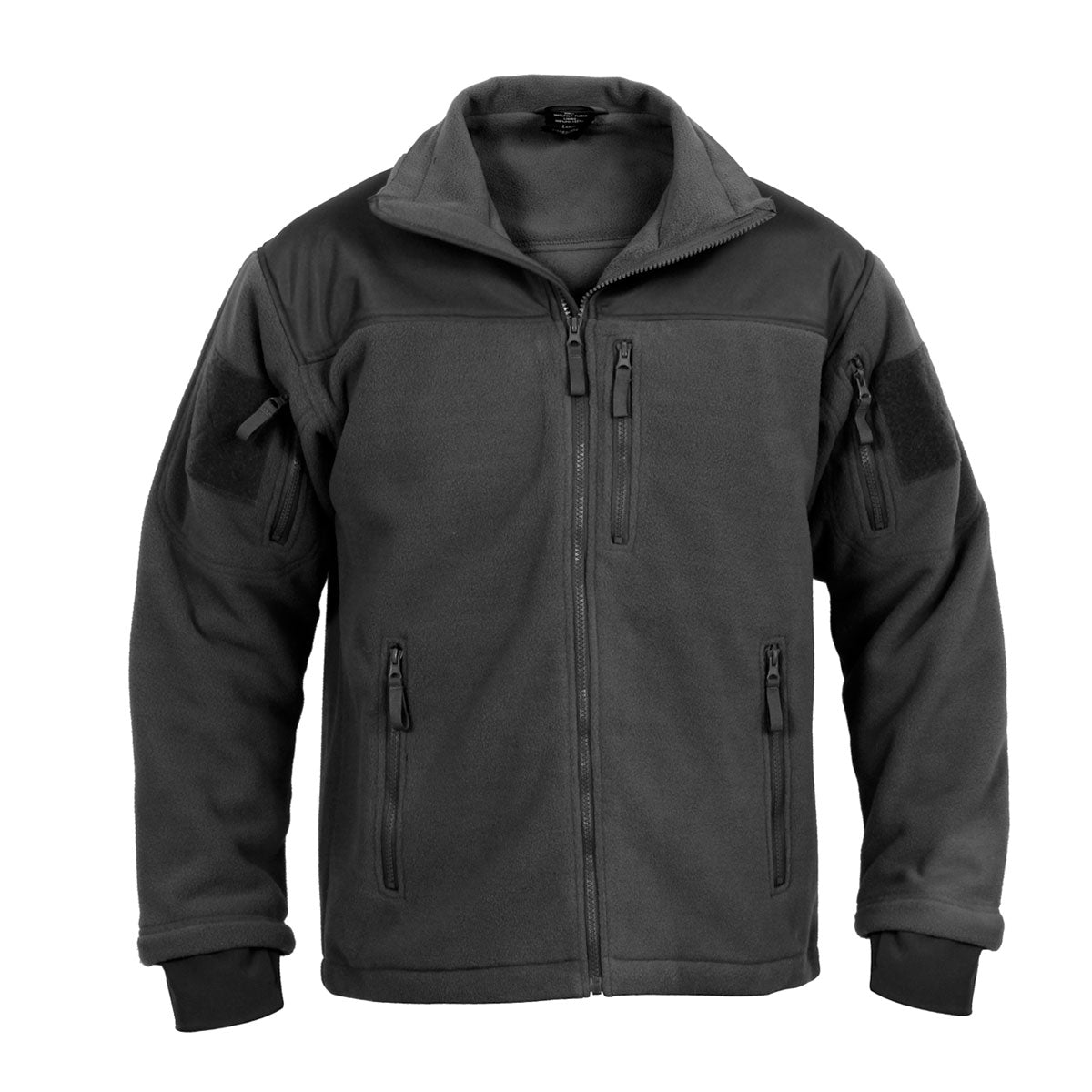 MilSpec Spec Ops Tactical Fleece Jacket Black Outerwear MilSpec Black Small Tactical Gear Supplier Tactical Distributors Australia