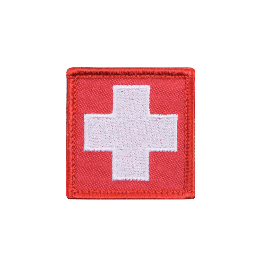 MilSpec White Cross Red Morale Patch Accessories MilSpec Tactical Gear Supplier Tactical Distributors Australia