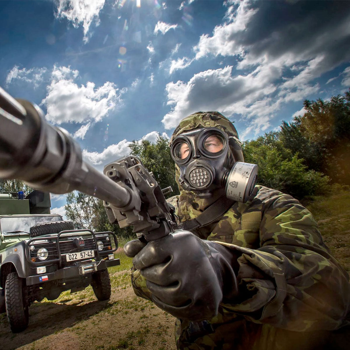 Mira Safety CBRN Gas Mask Filter NBC77 40mm Thread Canister Gas Mask Filters MIRA Safety Tactical Gear Supplier Tactical Distributors Australia