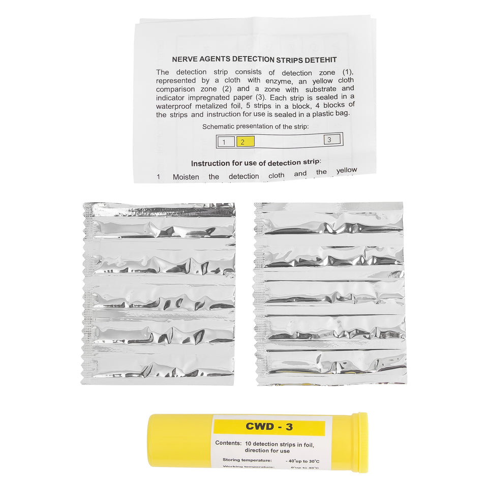 MIRA Safety DETEHIT CWD-3 CBRN Detection Strips Chemical Detector MIRA Safety Tactical Gear Supplier Tactical Distributors Australia