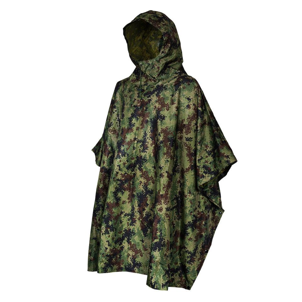 MIRA Safety M4 CBRN Military Poncho Ponchos MIRA Safety Small M-MDU-10 (Serbian Digital Camo) Tactical Gear Supplier Tactical Distributors Australia