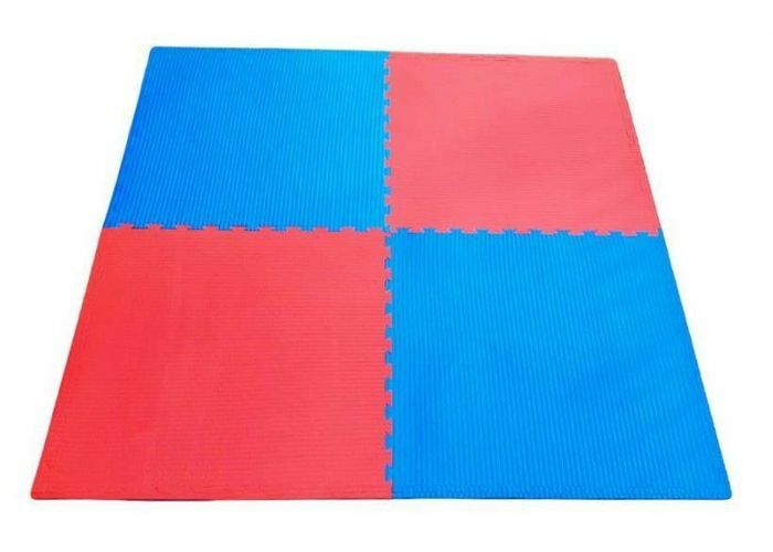 Morgan Tatami Jigsaw Interlocking Floor Mats 20mm Density 1m x 1m Square Training Gear Morgan Boxing &amp; Fitness Equipment Blue / Red Tactical Gear Supplier Tactical Distributors Australia