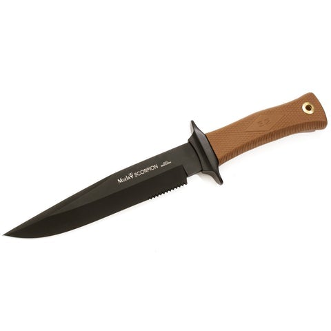 Muela Scorpion-18NM Tefloned Blade with Desert Sheath Knives Muela Tactical Gear Supplier Tactical Distributors Australia
