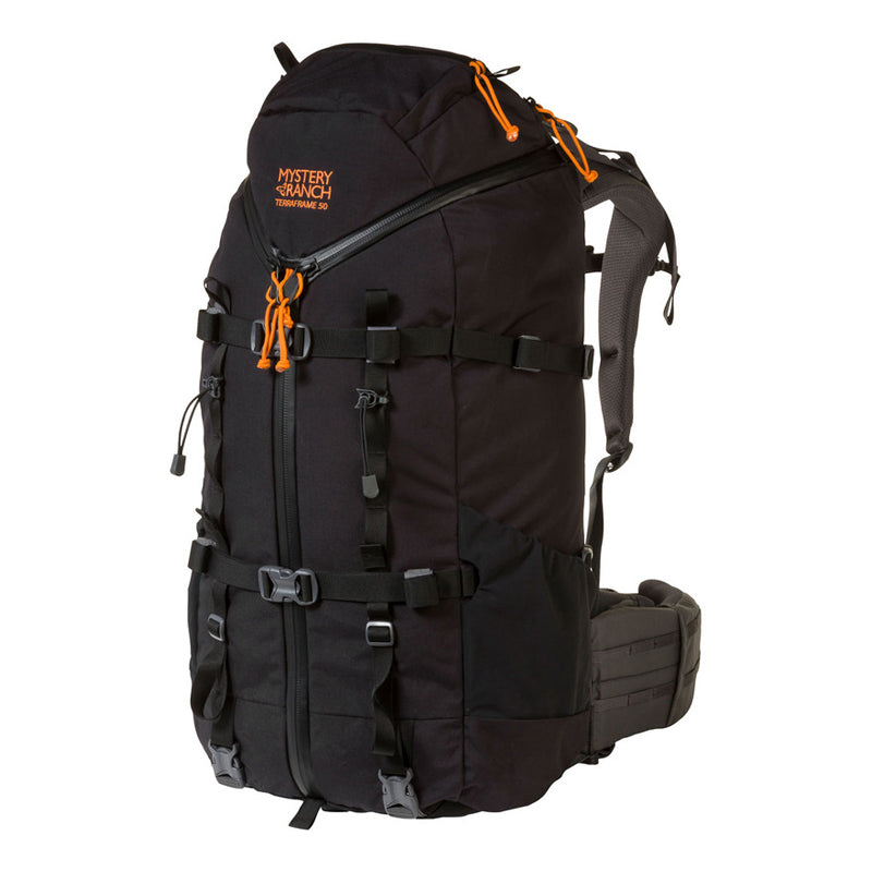 Mystery Ranch Terraframe 3-Zip 50 Backpack Black Mystery Ranch Tactical Gear Supplier Tactical Distributors Australia