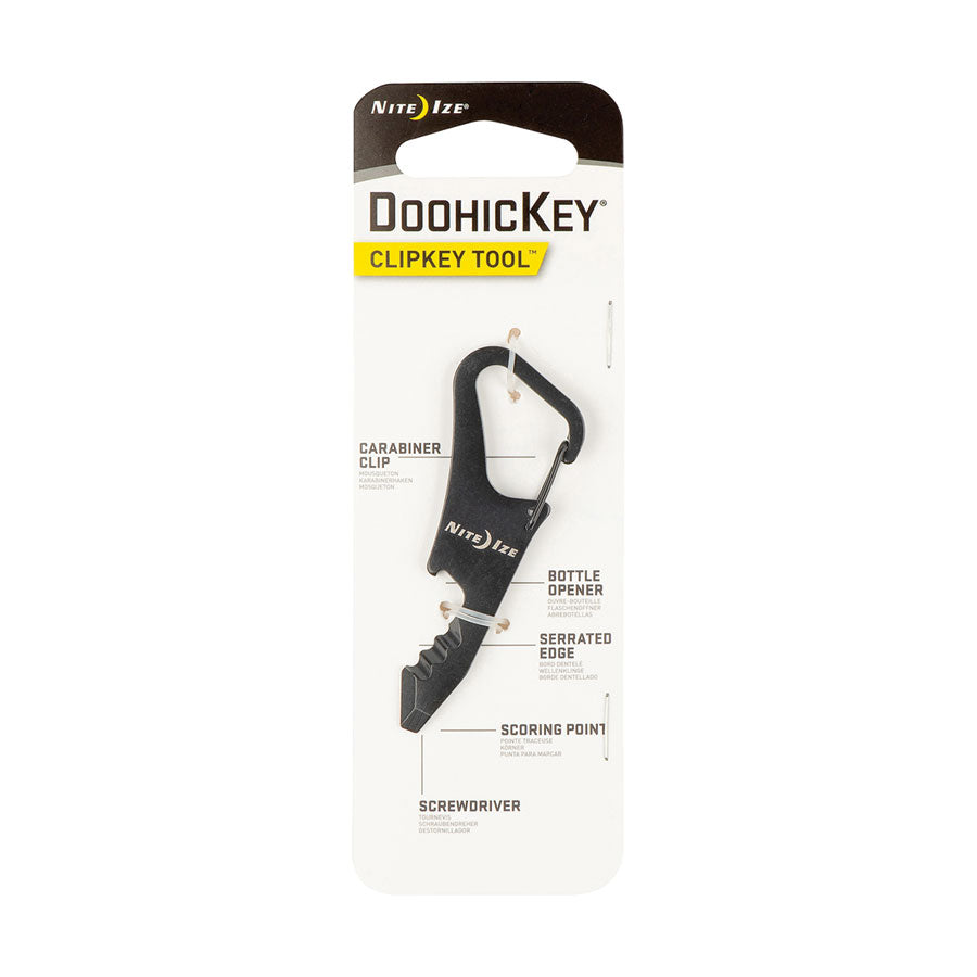 Nite-Ize DoohicKey ClipKey Key Tool Black Accessories Nite-Ize Tactical Gear Supplier Tactical Distributors Australia