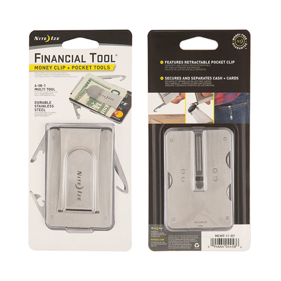 Nite Ize Financial Tool Money Clip + Pocket Tools Accessories Nite-Ize Tactical Gear Supplier Tactical Distributors Australia