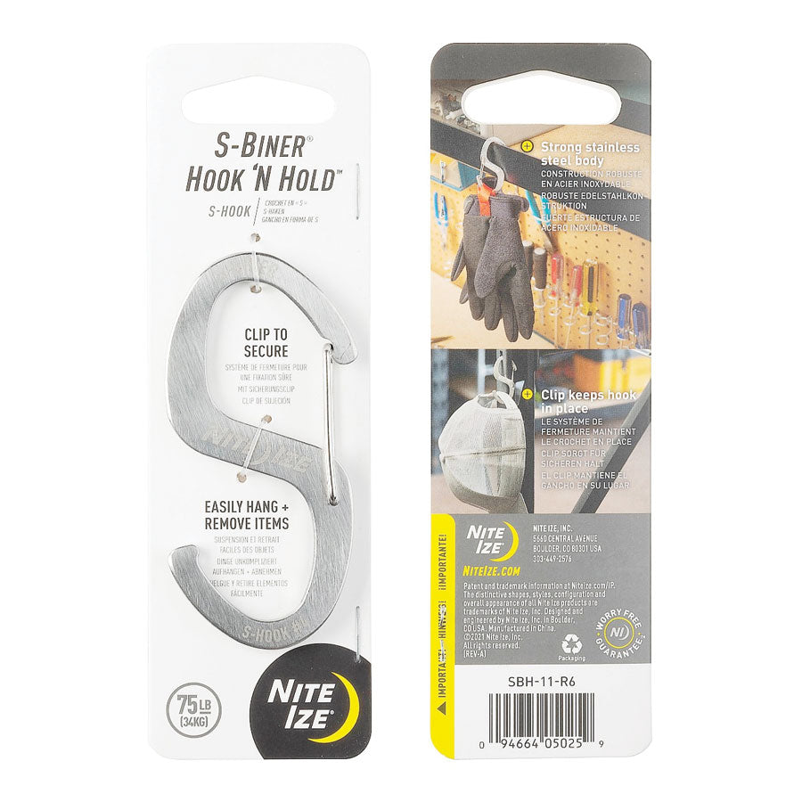 Nite Ize S-Biner Hook &#39;N Hold S-Hook Outdoor and Survival Nite-Ize Tactical Gear Supplier Tactical Distributors Australia