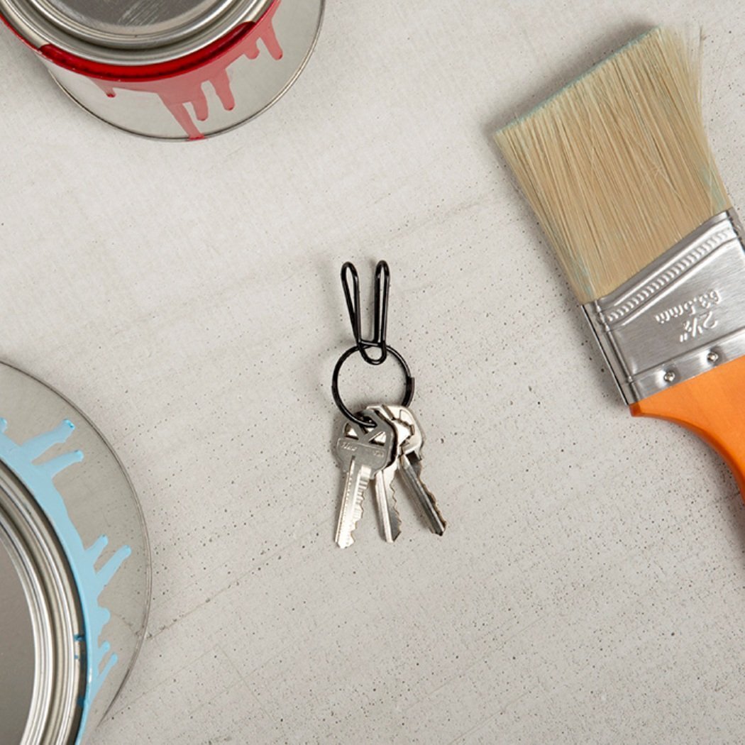 Nite-Ize SqueezeRing Easy Load Key Clip Black Outdoor and Survival Products Nite-Ize Tactical Gear Supplier Tactical Distributors Australia