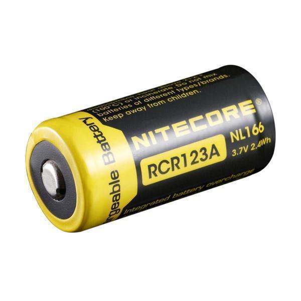 Nitecore RCR123A Rechargeable Battery Flashlights and Lighting Nitecore Tactical Gear Supplier Tactical Distributors Australia