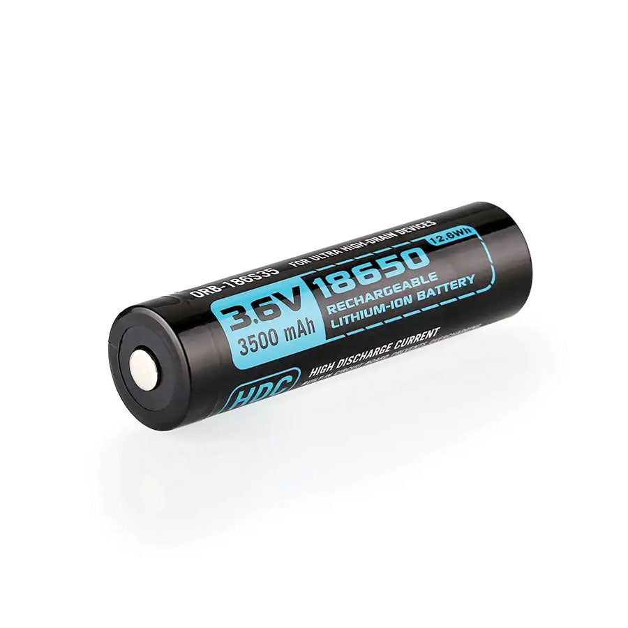 Olight All Batteries Options (including lithium-ion battery/ 18650 battery/ rechargeable batteries/ cr123a battery) Flashlights and Lighting Olight HDC 3500mAh Li-ion Battery Tactical Gear Supplier Tactical Distributors Australia