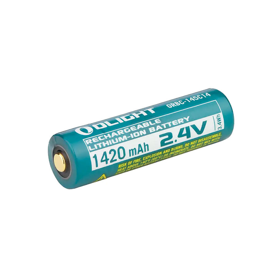 Olight All Batteries Options (including lithium-ion battery/ 18650 battery/ rechargeable batteries/ cr123a battery) Flashlights and Lighting Olight 1420mAh Lithium-ion Battery Tactical Gear Supplier Tactical Distributors Australia