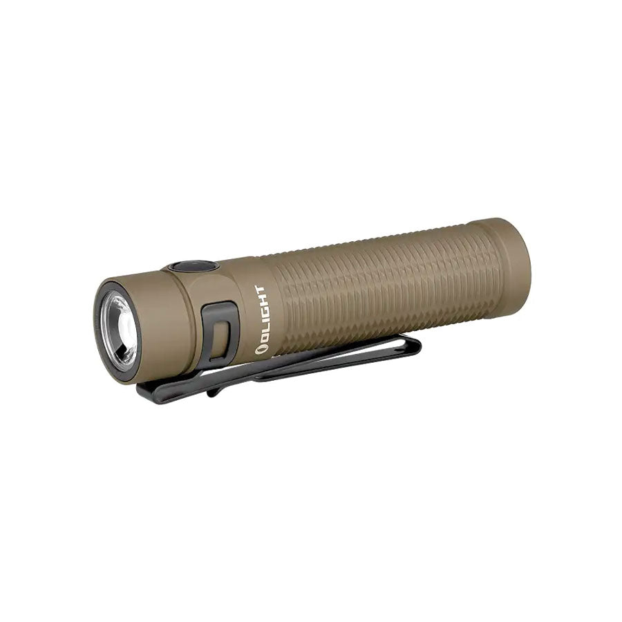 Olight Baton 3 Pro Max 2500 Lumens Rechargeable EDC Torch Flashlights and Lighting Olight Magnesium Alloy Desert Tan CW Tactical Gear Supplier Tactical Distributors Australia