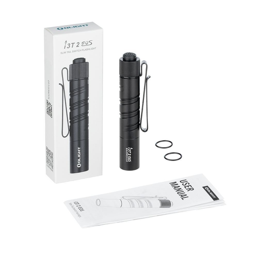 Olight i3T 2 EDC Dual Output Torch Powered By AAA Batteries Flashlights and Lighting Olight Black Tactical Gear Supplier Tactical Distributors Australia