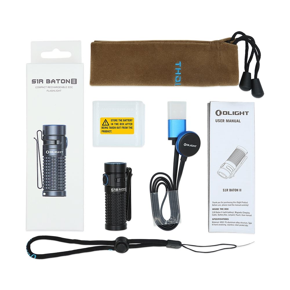 Olight S1R Baton II rechargeable 1000 lumen LED pocket torch Flashlights and Lighting Olight Tactical Gear Supplier Tactical Distributors Australia