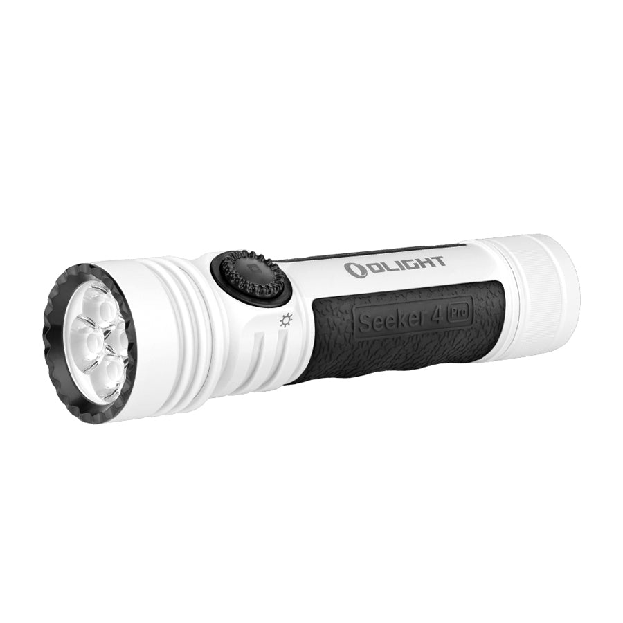 Olight Seeker 4 Pro Powerful Rechargeable Led Torch Flashlights and Lighting Olight White Cool White: 5700-6700K Tactical Gear Supplier Tactical Distributors Australia