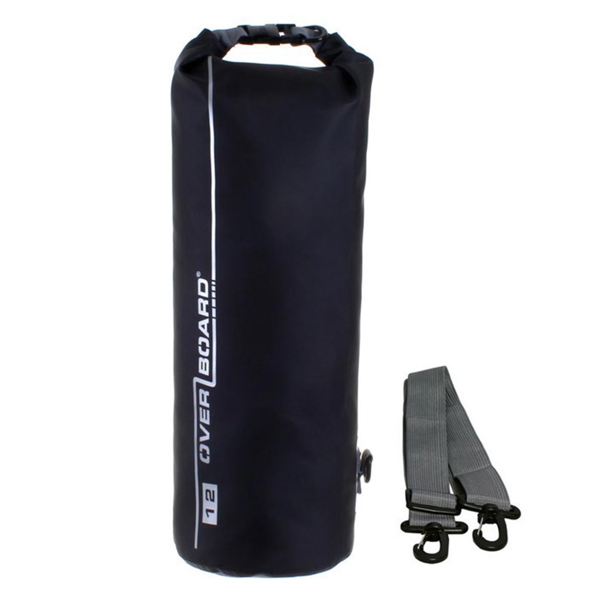 Overboard 12 Litre Dry Tube Bag Bags, Packs and Cases Overboard Black Tactical Gear Supplier Tactical Distributors Australia