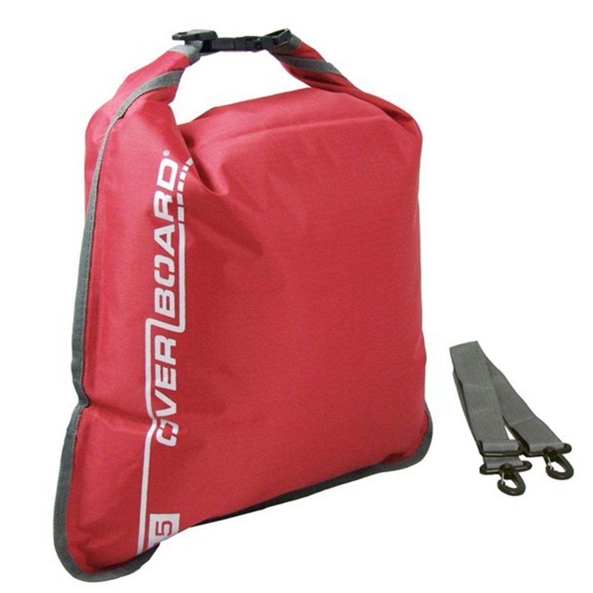 Overboard 15 Litre Dry Flat Bag Bags, Packs and Cases Overboard Red Tactical Gear Supplier Tactical Distributors Australia